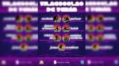 Cartel das actividades de ver�n en Vilalba