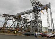 El astillero de Fene se adentr� el pasado verano en la e�lica marina. 