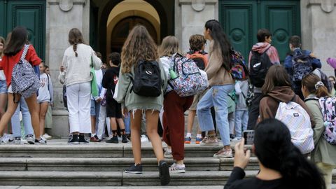 Adis al protocolo anticovid en la vuelta a las aulas en Galicia 