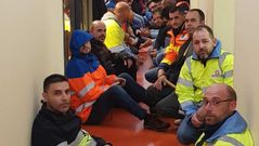 Encierro en Pontevedra