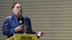 El presidente de Esquerra Republicana, Oriol Junqueras.