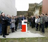 Un momento del acto celebrado al mediod�a de ayer.