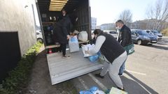 Siguen las campa�as de recogida de suministros para los refugiados ucranianos