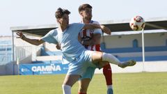Rolle, del Viveiro, durante el partido de la seleccin de A Maria contra el Lugo en Cantarrana.