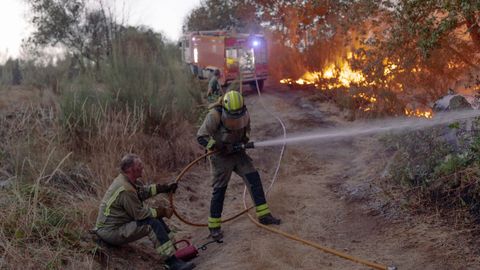 Incendio en Baltar.