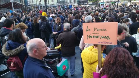 Concentraci�n contra la sentencia de la Manada en Gij�n