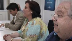 Llovo present� la campa�a con los representantes de asociaciones de donantes de �rganos. 