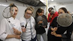 Catia Guedes, Bego�a V�zquez, Noem� Mart�n, Gerson Iglesias y Ari�n Lozano son parte del equipo que cocinar� la nueva cena clandestina