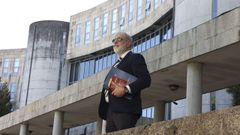 Mario Ziegler el viernes en los juzgados de Santiago