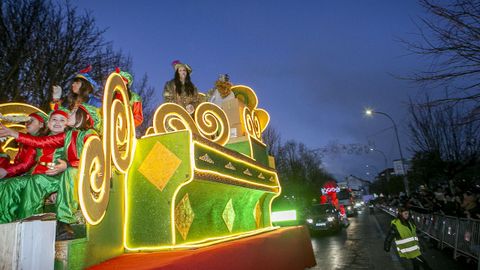 Cabalgata del D�a de Reyes en Noia.