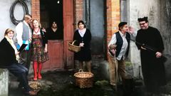 Unha imaxe promocional de �O cantar do estudante�, a peza que o grupo Ruada representar� en Pant�n