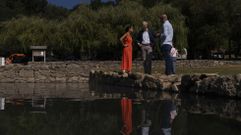 Francisco Conde visit� la zona termal de O Ba�os, tras la declaraci�n de sus aguas como mineromedicinales y termales 