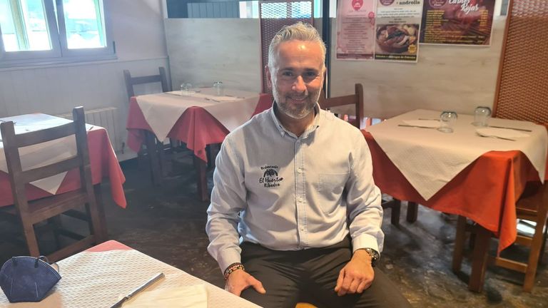 Restaurante El Huerto, en Vilaframil-Ribadeo