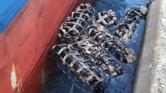 La Guardia Civil se incaut� de 660 kilos de coca�na en el puerto de A Coru�a