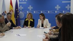 La directora xeral de Mobilidade, Judit Fontela, presidi� la reuni�n con los concellos.