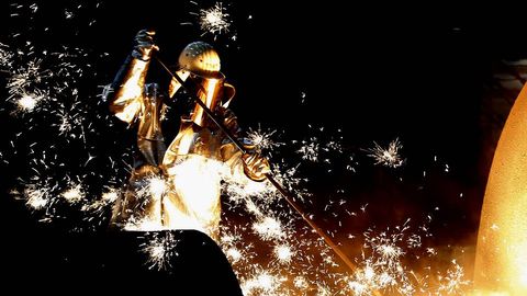 Trabajador en una industria.