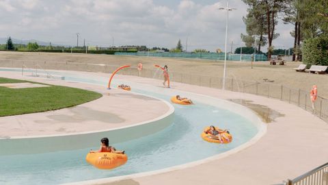 Aspecto del aquapark de Monterrei tras su ampliaci�n.