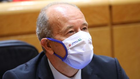 El ministro de Justicia, Juan Carlos Campo, en el Congreso
