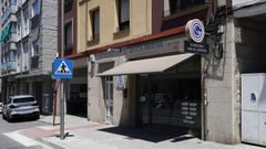 Fachada de Funeraria Santa Mari�a, ahora en manos del grupo Albia
