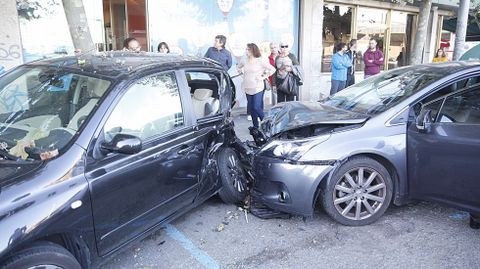 Accidente de tr�fico a la altura de la Casa del Mar