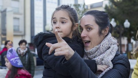 Salida de los Reyes Magos hacia Cai�n, en A Laracha