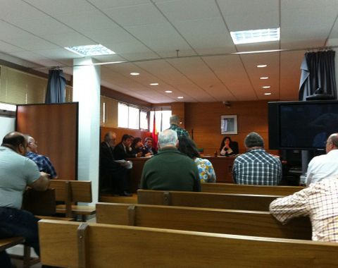 Imagen de archivo del juicio por la venta de las parcelas. 