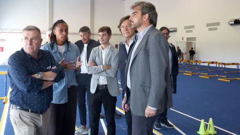  ANA PELETEIRO Y SU MARIDO Y ENTRENADOR BENJAMIN COMPAORE EN LAS PISTAS DEPORTIVAS DONDE VA A ENTRENAR A PARTIR DE AHORA