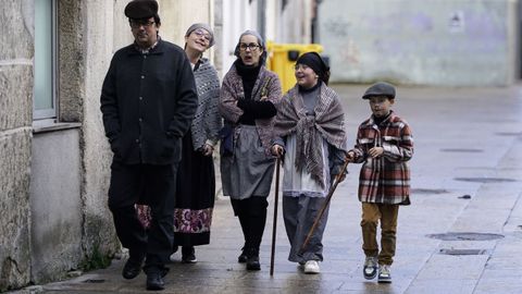 Xinzo se visti de poca para el domingo oleiro.