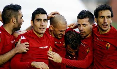 La montaa rusa de las emociones ourensanistas tuvo su momento lgido en la celebracin de un gol que pareca darle el triunfo.