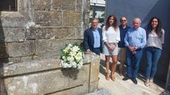 El homenaje se celebr� ante la que fue su tumba en O Pereiro.