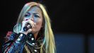 Amaia Montero, en un concierto de La Oreja de Van Gogh en A Coruña en el 2003.
