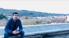 Enayat Sadaat, durante su estancia hace tres a�os en Santiago como becario erasmus en la Facultad de Medicina.