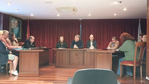 Pleno celebrado en Neda.