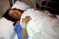Beatriz Rodr�guez, ayer en el Hospital Povisa. 