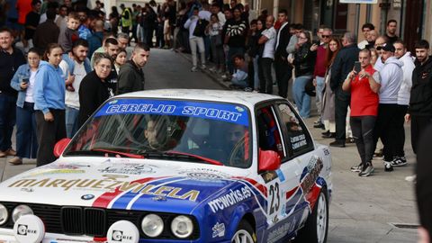 Ceremonia de salida del Rallye Rías Altas Histórico