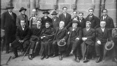 Membros do Seminario de Estudos Galegos, nunha foto tomada en 1928