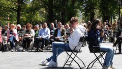 El presidente del Principado, en el encuentro participacion Grado