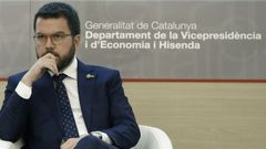 El vicepresidente de la Generalitat, Pere Aragons