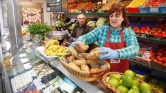 Mar�a del Mar, de Frutas y Hortalizas en la Praza de Abastos de Lugo