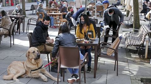 Reapertura de terrazas en Pontevedra