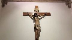 Cristo del Desenclavo, procedente de la antigua iglesia de San Juli�n de Ferrol, que fue demolida en el siglo XVIII, y hoy conservado, tras su restauraci�n, en la concatedral ferrolana