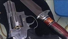 Imagen del arma utilizada en el atraco