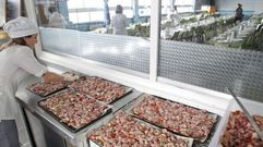 Imagen de archivo de la cocina y el comedor del CPI Atios, en Valdovi�o