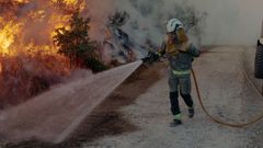 Incendio en Baltar.