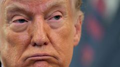 El presidente estadounidense, Donald Trump, hoy en Washington.