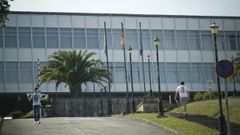 Vista exterior de las instalaciones del CIFP Polit�cnico de Santiago, en foto de archivo