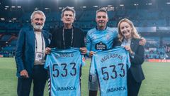 Homenaje a Iago Aspas por sus 533 partidos con el Celta