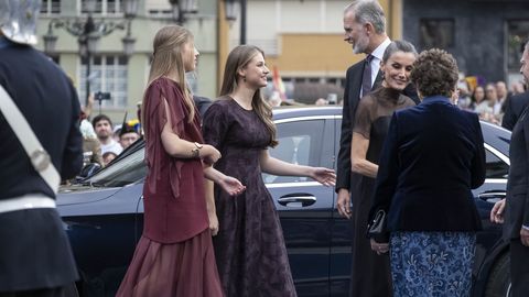 Llegada a la entrega de los Premios Princesa de Asturias 2025