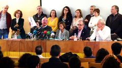 Presentaci�n de la dimisi�n colectiva de los jefes de servicio de los centros de salud de Vigo en el Colegio de M�dicos