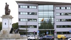 El edificio de los juzgados de Lugo, en la Plaza de Avil�s